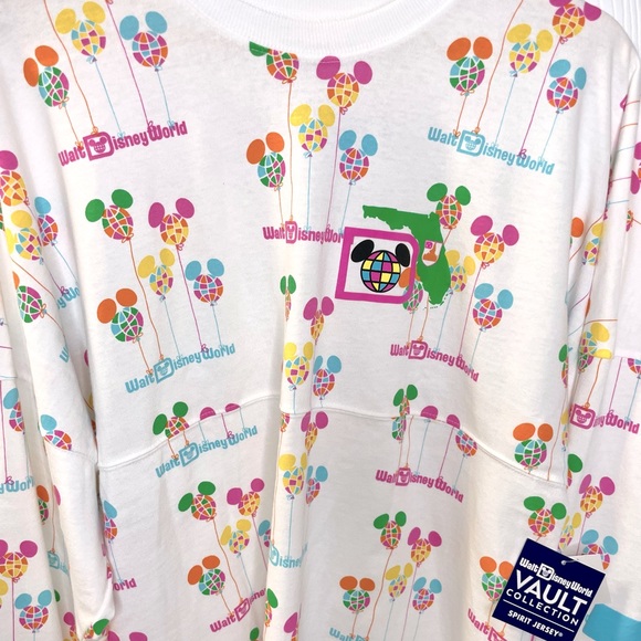 Walt Disney World 50th Anniversary Vault Collection Balloon Spirit Jersey Medium - Picture 7 of 9